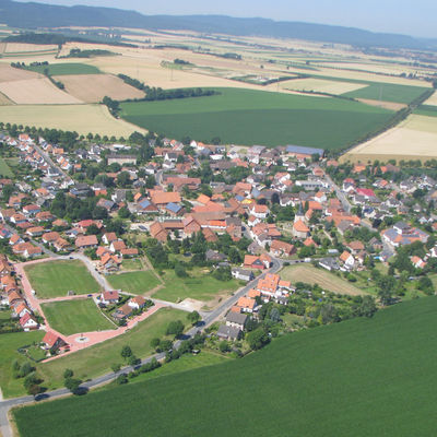 Luftbildaufnahme Wülfingen aus östl.. Richtung, 23.07.2013