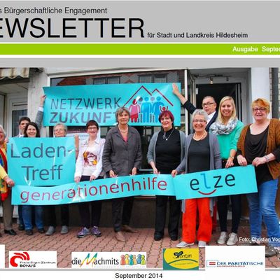 Newsletter f&uuml;r das B&uuml;rgerschaftliche Engagement im Landkreis Hildesheim - September 2014