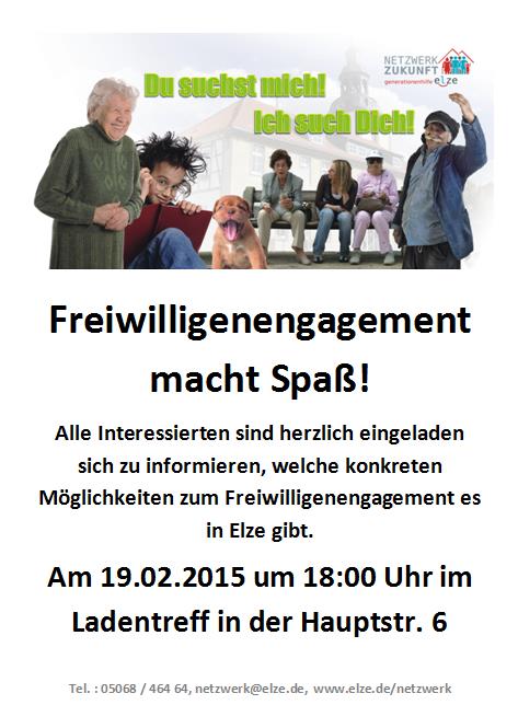 Einladung zum Info-Abend am 19.02.2015