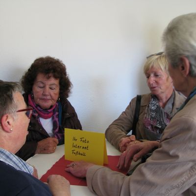 Nach dem Flashmob: Speeddating im Ladentreff