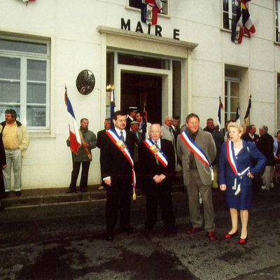Empfang der Elzer Gäste in Ecouché 2002