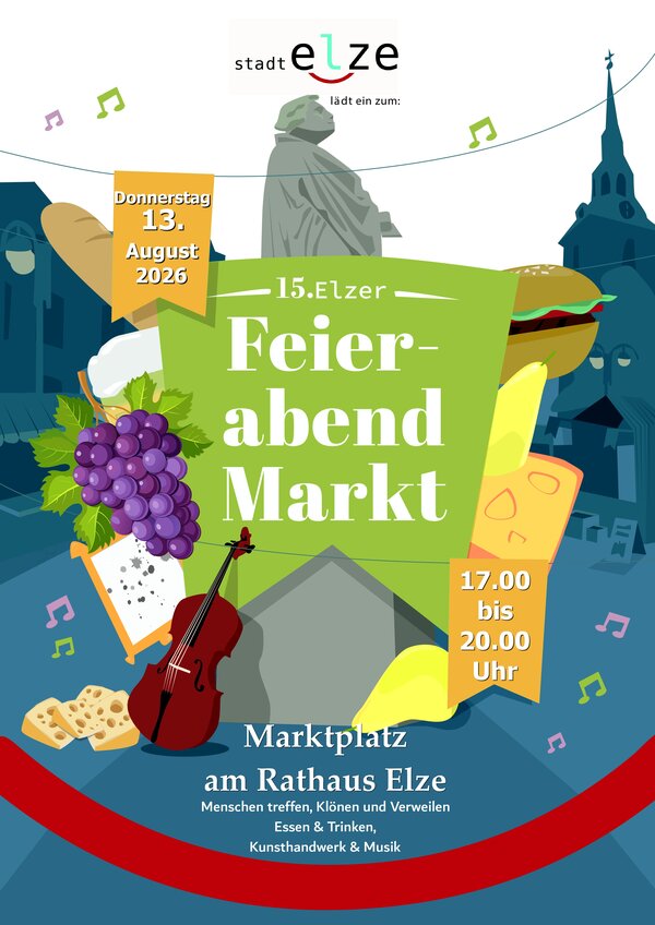 Einladung zurm Feierabendmarkt am 13.08.2026