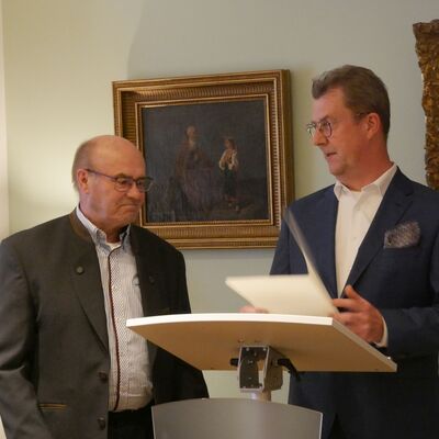 Verleihung des Ehrenringes an Wolfgang Thiesemann