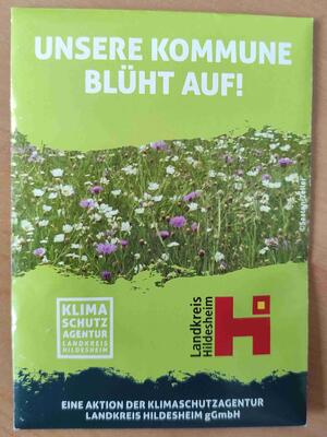 Saatgut-T&uuml;tchen f&uuml;r die Aktion Unsere Kommune bl&uuml;ht auf