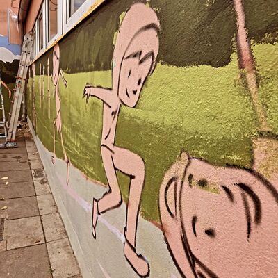Graffiti-Projekt Astrid-Lindgren-Schule