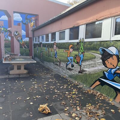 Graffiti-Projekt Astrid-Lindgren-Schule