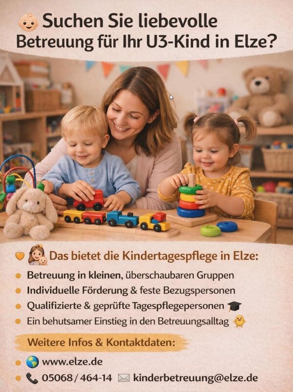 Suchen Sie eine liebevolle Betreuung f�r Ihr Kind