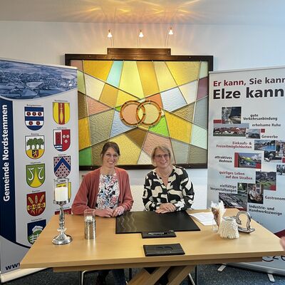 Arbeiten jetzt zusammen: Rieke Steiger (Nordstemmen) und Rikarda Lehnhoff (Elze)