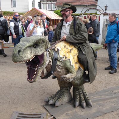 Professor Abraxo's Jungdrache soll am Sonntag feierlich getauft werden.