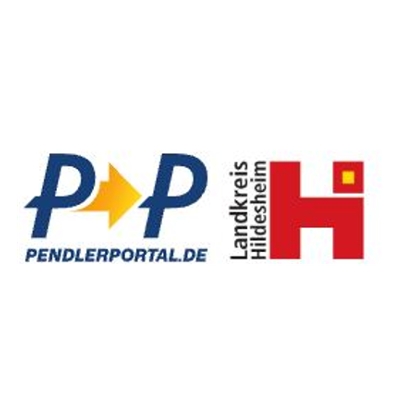 Logo der Kooperation PendlerPortal und Landkreis Hildesheim