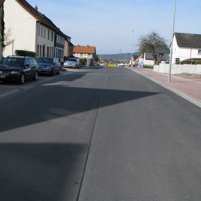 Schmiedetorstraße nach dem Ausbau Anfang 2017