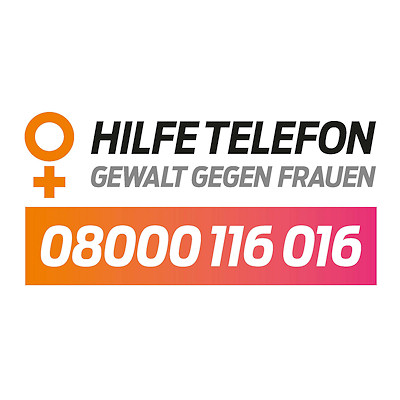 Logo Hilfetelefon Gewalt gegen Frauen