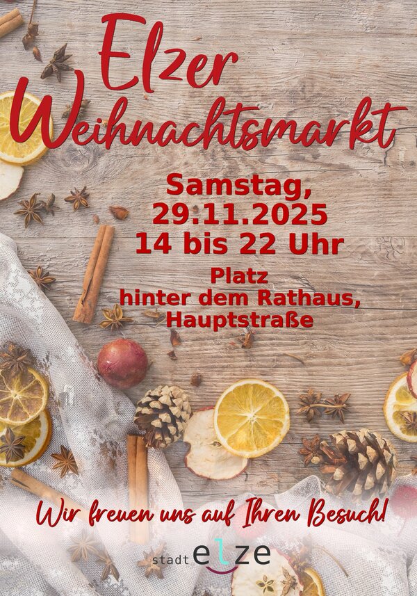 Einladung zum Elzer Weihnachtsmarkt