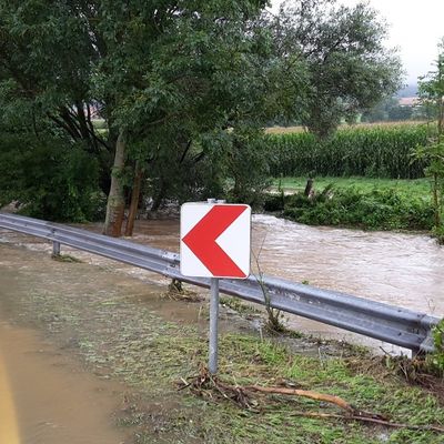 Hochwasser macht Probleme