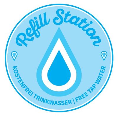 Refill Deutschland -  »Habe deine Trinkflasche dabei! Schütze unsere Umwelt! Trink genug Wasser! Lebe gesund! Spare Geld!« 