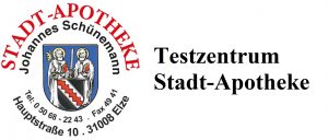 Logo des Testzentrums der Stadt-Apotheke Elze