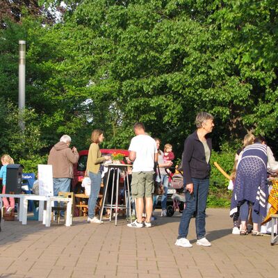 Zeit f&uuml;r Gespr&auml;che auf dem Feierabendmarkt