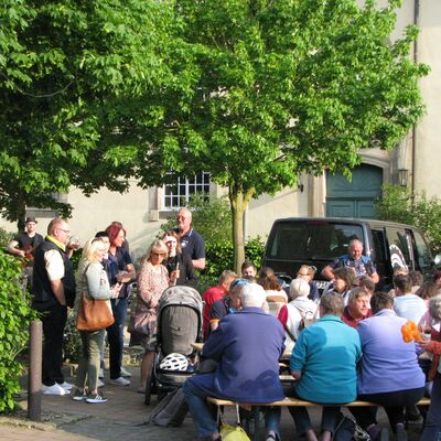 Den Tag in gem&uuml;tlicher Runde ausklingen lassen